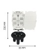 FBR-EK-OUT-12-CORE FIBER EK KUTUSU - TUP TİPİ - OUTDOOR - 12 CORE