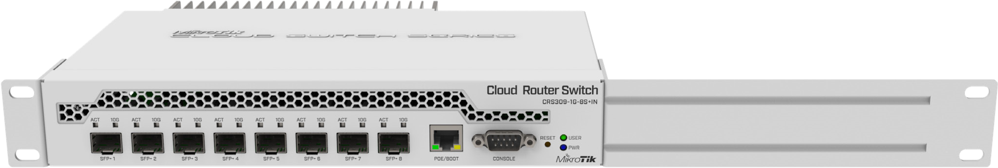 CRS309-1G-8SPLUS-IN Cloud Router Switch 309-1G-8S+IN (RouterOS L5) 8xSFP+ 10G