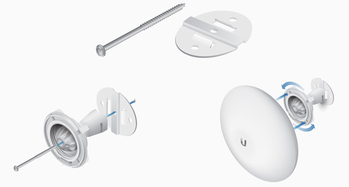 NBE-M5-19 Ubiquiti NanoBeam M5 19dBi 5GHz 802.11n Mimo