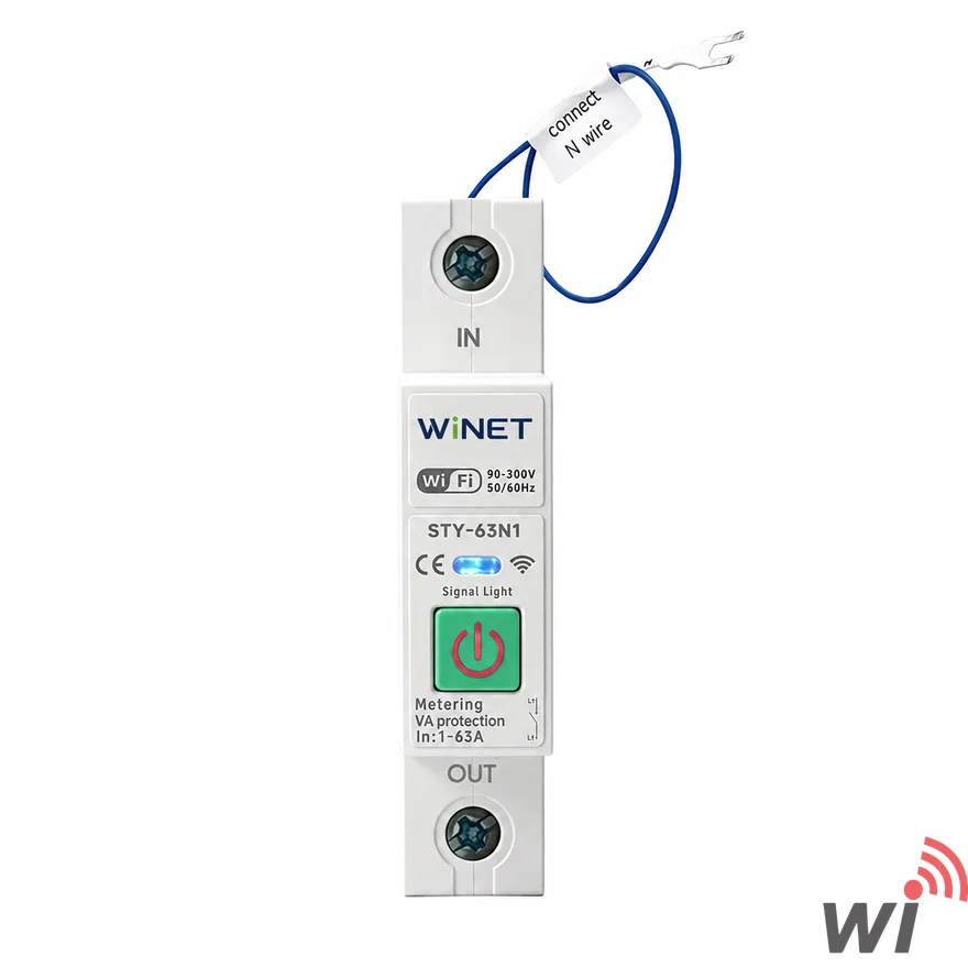 WINET STY-63N1 WiFi Smart Energy Management Relay | Energy Meter | Tuya Smart