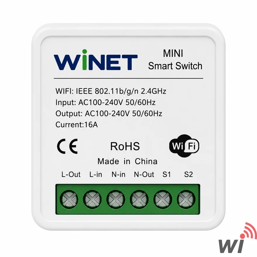 WINET WN-MINI-SS-16A WiFi Smart Mini Switch