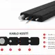 2 Core G657a2 Fiber optik outdoor kablo , lzsh , Çelik Askı Telli