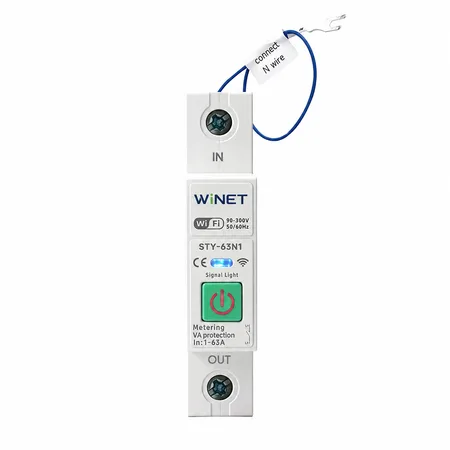 WINET STY-63N1 WiFi Smart Energy Management Relay | Energy Meter | Tuya Smart