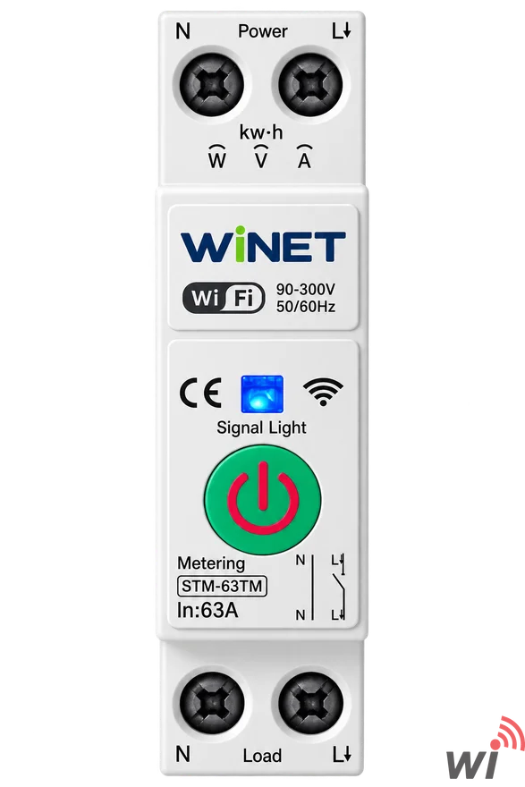 WINET STM-63TM WiFi Smart Energy Meter | Tuya Smart | 63A