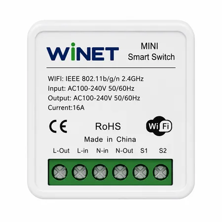 WINET WN-MINI-SS-16A WiFi Smart Mini Switch